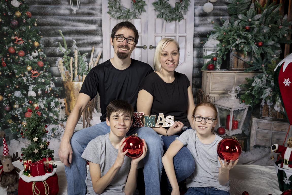 Weihnachtsfotoshooting